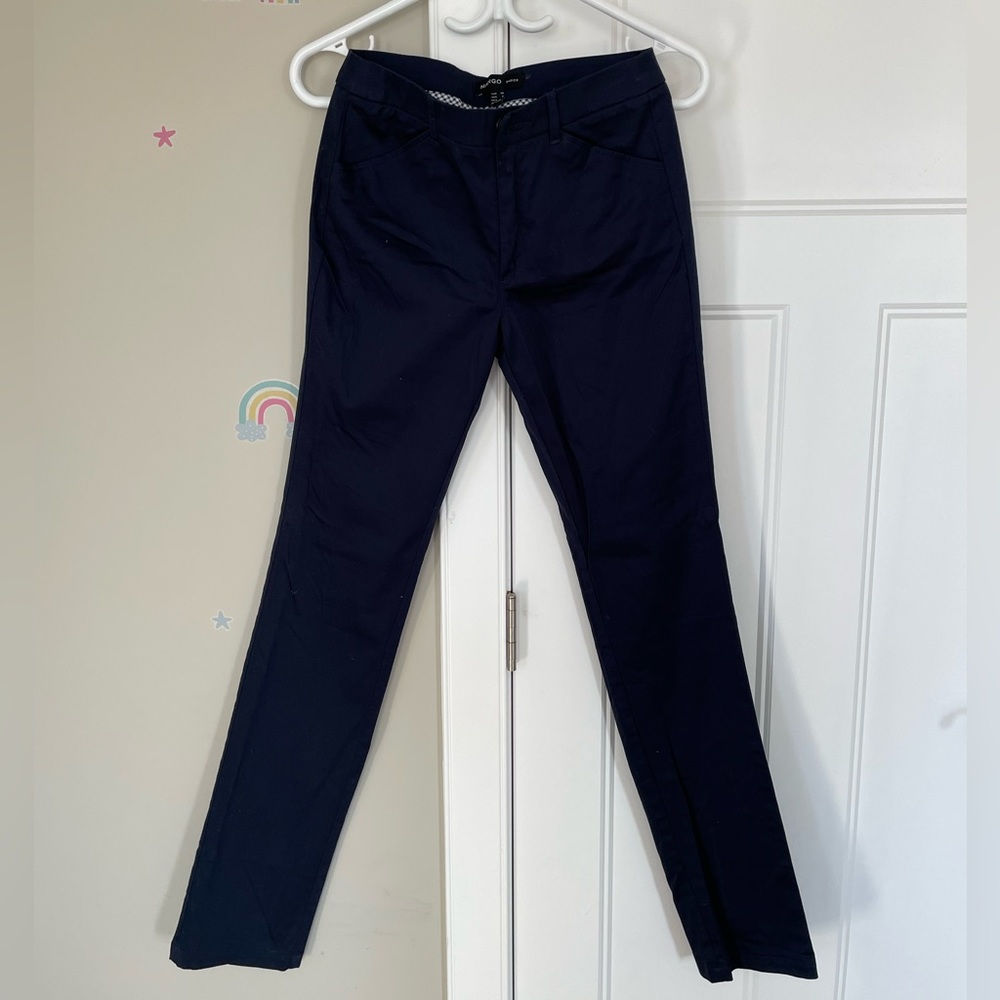 MANGO (MNG) Suit Pants. Navy Blue. US 6